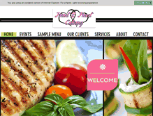 Tablet Screenshot of heart2heartcatering.net